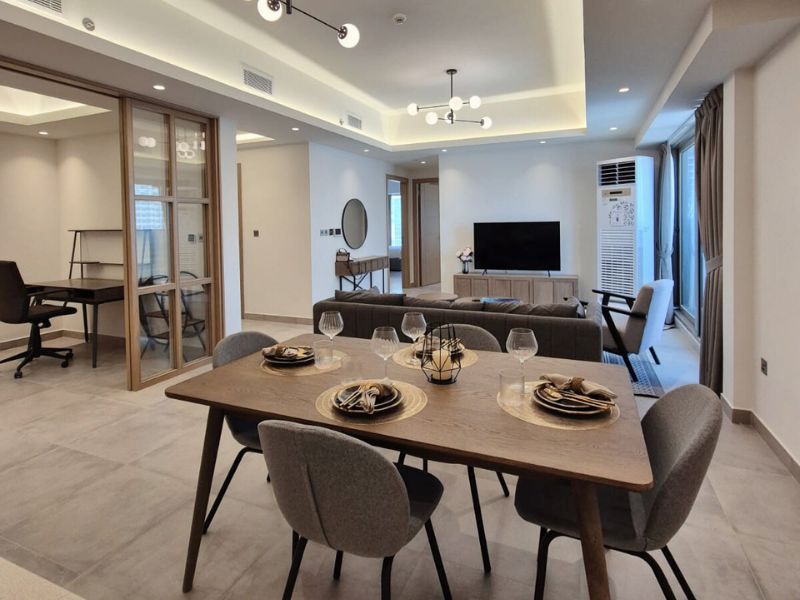 Fully Furnished 2-Bed + Study | High Floor